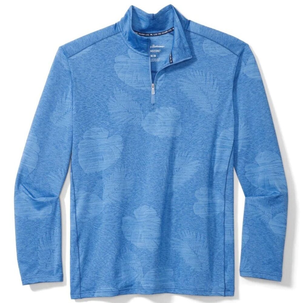 NWT Tommy Bahama Men's Islandzone Delray Half-Zip Campanula Pullover XL